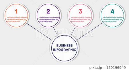 Business infographic template. 130196949