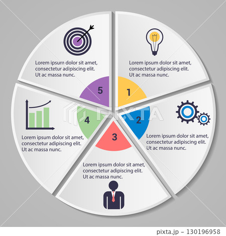 Business infographic template. 130196958