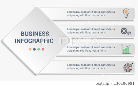 Business infographic template. Business infographic template. 130196981