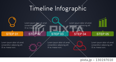Business infographic template. Business infographic template. 130197010