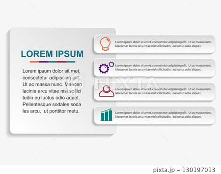Business infographic template. 130197013