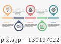 Business infographic template. 130197022