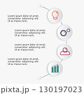 Business infographic template. 130197023
