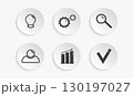 Business icons for infographic. 130197027