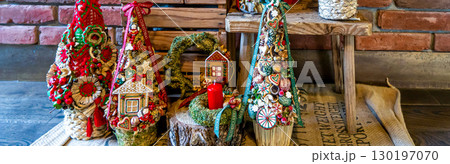 Christmas tree table cones mini decoration for new year Christmas tree table cones mini decoration for new year 130197070