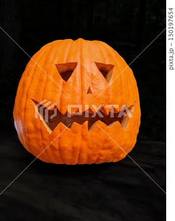 Friendly Painted Pumpkin Friendly Painted Pumpkin 130197654