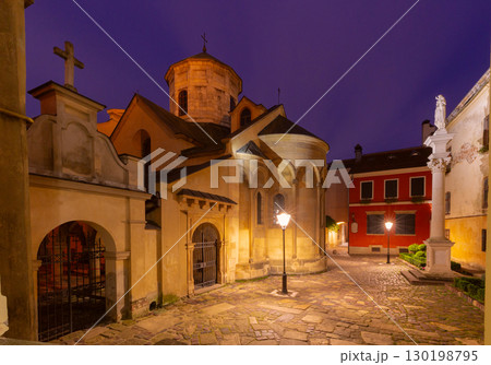 Armenian Cathedral at night in Lviv, Ukraine Armenian Cathedral at night in Lviv, Ukraine 130198795