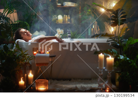 Candlelit Sanctuary: Peaceful Bubble Bath Candlelit Sanctuary: Peaceful Bubble Bath 130199534
