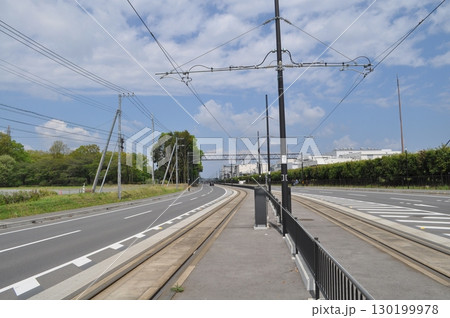 宇都宮ライトレール宇都宮芳賀ライトレール線　かしの森公園前駅 130199978