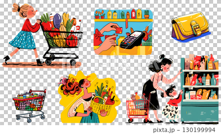 購物 親子素材集 130199994