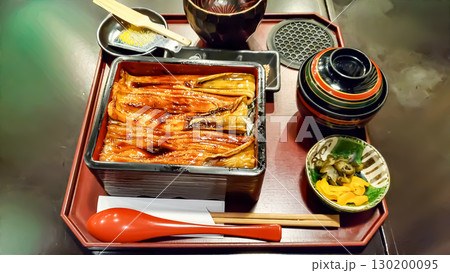 姫路の名物あなご重定食 130200095