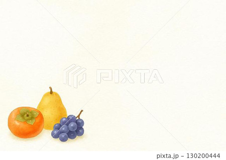 様々なフルーツの集合イラスト 130200444