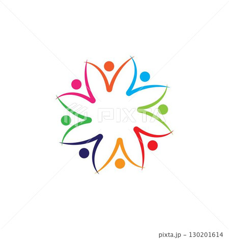 Community, network and social icon 130201614