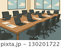 会議の準備が出来た会議室 130201722