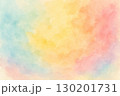 幻想的なカラフルな水彩テクスチャ背景 130201731