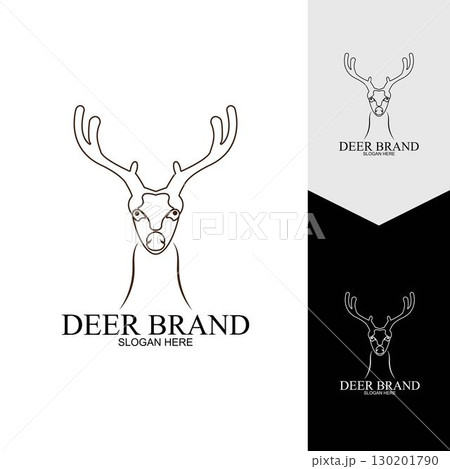 Deer vector icon illustration design 130201790