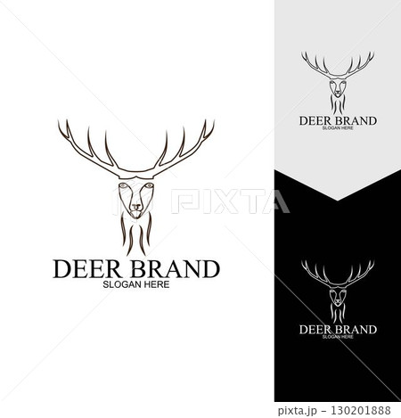 Deer vector icon illustration design Deer vector icon illustration design 130201888