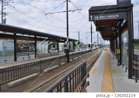 宇都宮ライトレール宇都宮芳賀ライトレール線　芳賀町工業団地管理センター前駅 130202214