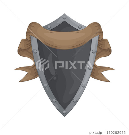 Illustration of Ribboned Shield 130202933