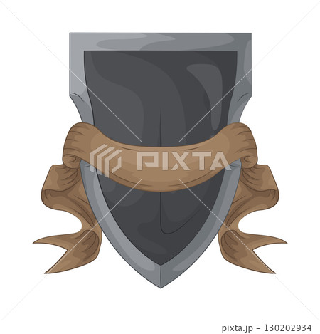 Illustration of Ribboned Shield 130202934
