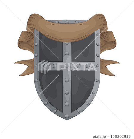 Illustration of Ribboned Shield 130202935
