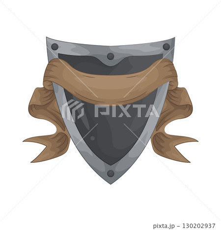 Illustration of Ribboned Shield 130202937