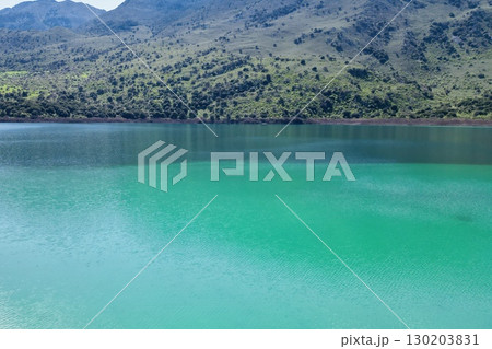 Incredible color of water at Lake Kournas in Crete 130203831