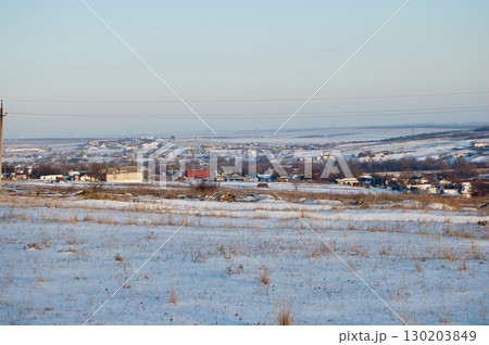 Winter Village View 130203849