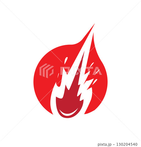 outer space concept with meteorite logo, space rock as asteroid simple silhouette vintage symbol illustration brand or business product and design template 130204540