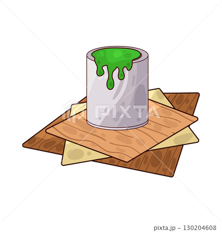 illustration of paint bucket illustration of paint bucket 130204608