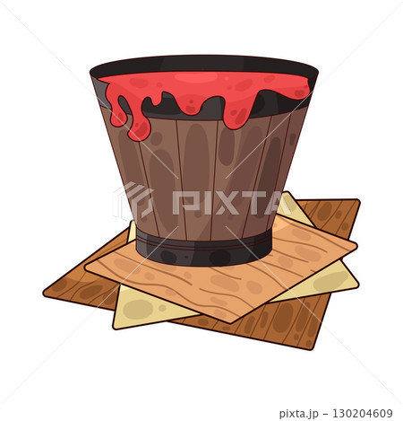 illustration of paint bucket 130204609