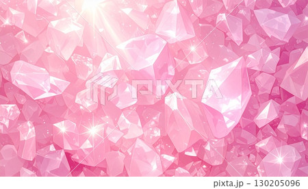 モルガナイト宝石の輝き背景テクスチャ素材 130205096