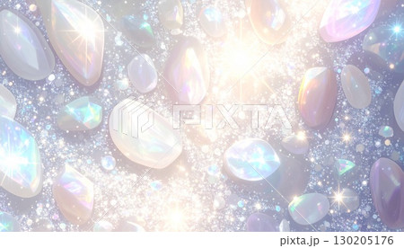 ムーンストーン宝石の輝き背景テクスチャ素材 130205176