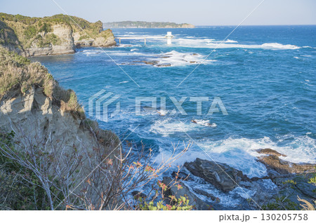 千葉 鵜原理想郷から望む勝浦の海岸 千葉 鵜原理想郷から望む勝浦の海岸 130205758