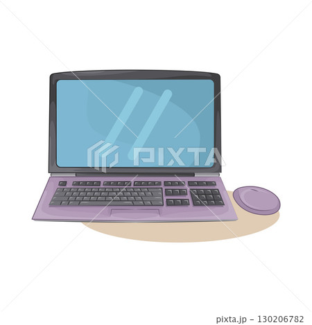 Illustration of Laptop   130206782
