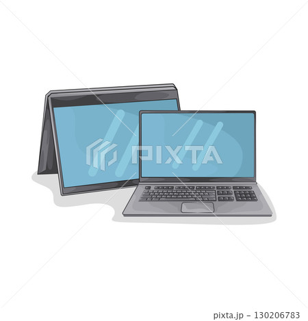 Illustration of Laptop   130206783