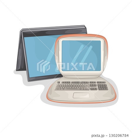 Illustration of Laptop   130206784