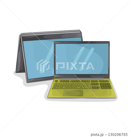 Illustration of Laptop   130206785