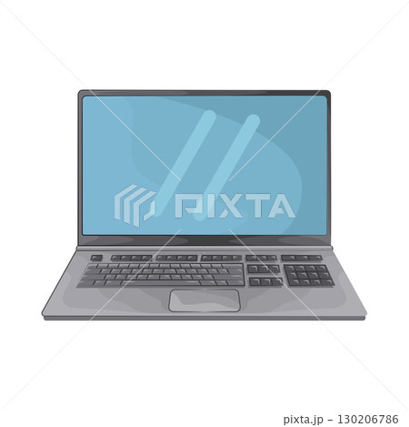 Illustration of Laptop   130206786