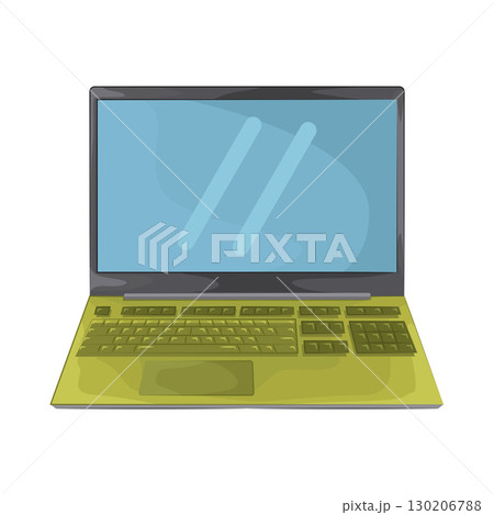 Illustration of Laptop   130206788