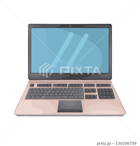 Illustration of Laptop   130206789