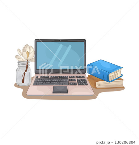 Illustration of Laptop   130206804