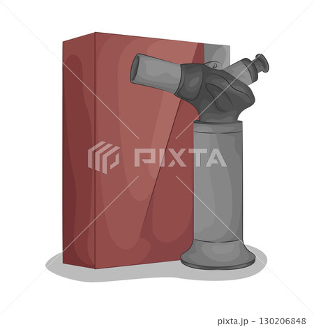 Illustration of kitchen gas lighter 130206848
