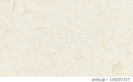 白い雲竜和紙、和紙背景素材 白い雲竜和紙、和紙背景素材 130207337