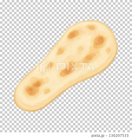 [印度食物] 馕餅插畫 130207533