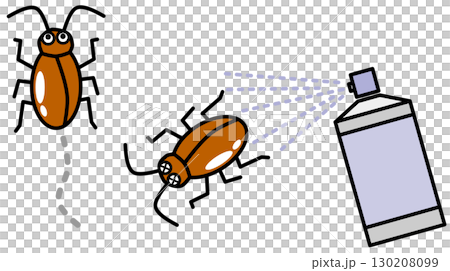 家に出る不潔な天敵の気持ち悪いゴキブリの駆除 130208099