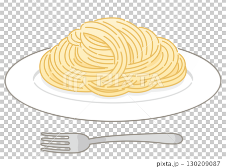 Plain pasta (with fork) 130209087
