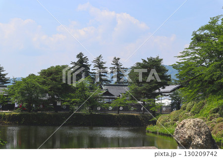米沢城址松が岬公園のお堀 米沢城址松が岬公園のお堀 130209742