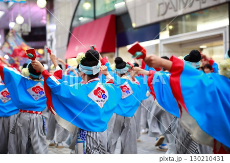 帯屋町で踊るよさこい祭り 帯屋町で踊るよさこい祭り 130210431