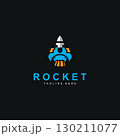Rocket Logo Design template technology Design Concept 130211077